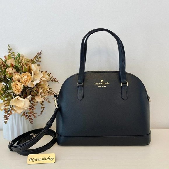 kate spade Handbags - Kate spade purse sadie dome satchel shoulder bag leather black